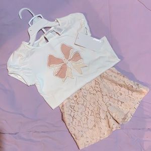 Camilla Toddler Lace Short Set